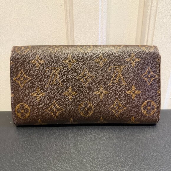 Louis Vuitton Monogram Portefeuille Sara Long Wallet Bifold COA Incl. - Picture 7 of 13